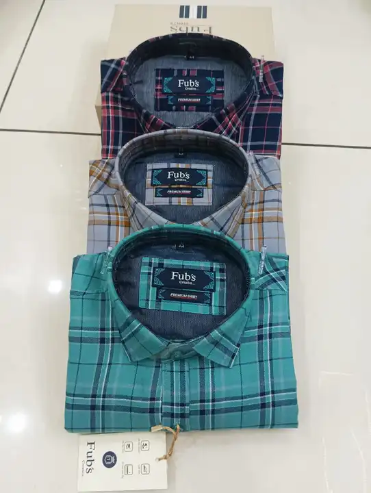 Cotton twill checks 💯 uploaded by Shirts and kurta pajma  on 5/30/2023