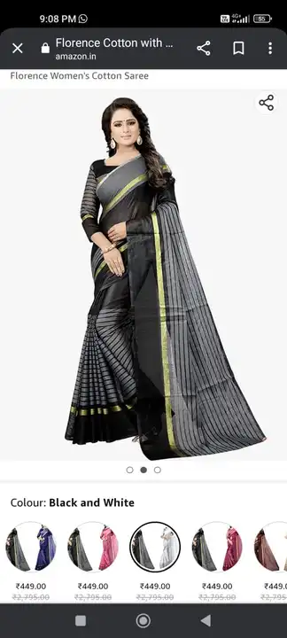 Sarees mix fabric  uploaded by business on 5/30/2023