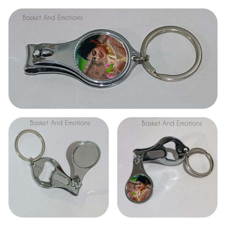 3 In One Keychain
👉Imported Quality Metal Keychain
👉Photo Printed On metal
👉Nail Cutter
 uploaded by Home decor on 5/30/2023
