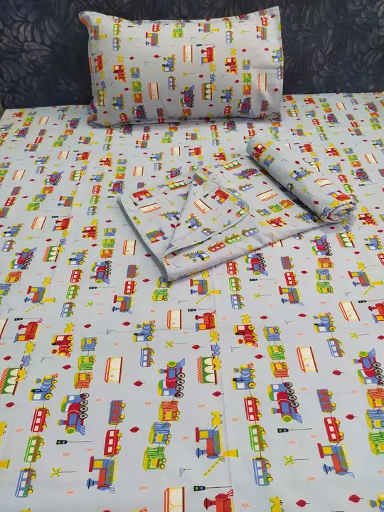 *KINDER JOY - BEDSHEET DOHAR SET ( SINGLE BED )*

Single bed size Bedsheet with 1 pillow cover and 1 uploaded by Dikrati traders on 5/30/2023
