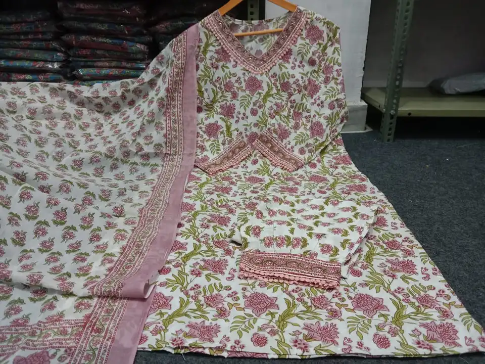 Pure cotton printed kurta set  uploaded by ALEEXA OUTLET on 5/30/2023