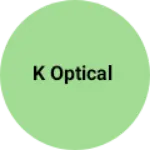 Business logo of K optical