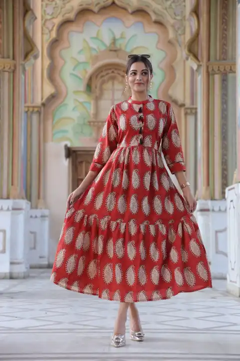 Cotton one piece dress  uploaded by Shree Krishna Handicrafts on 5/30/2023