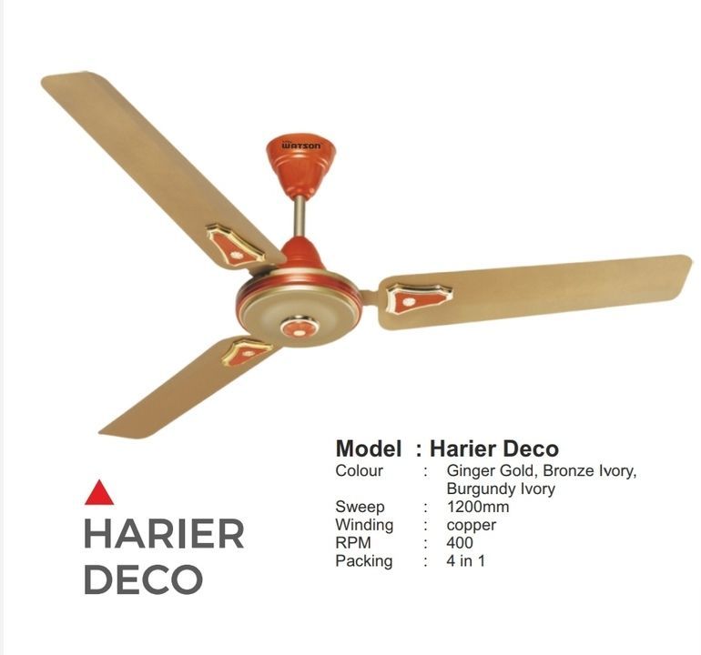 Ceiling fan. Minimum 35% Discount. Model Hairer Deco uploaded by Wish-VAS Enterprises on 3/12/2021