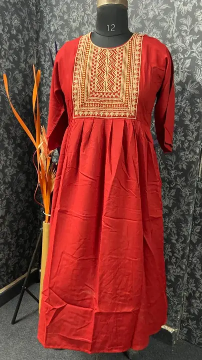 Reyon cotton with zari embroidery work  uploaded by Suyukti fab on 5/30/2023