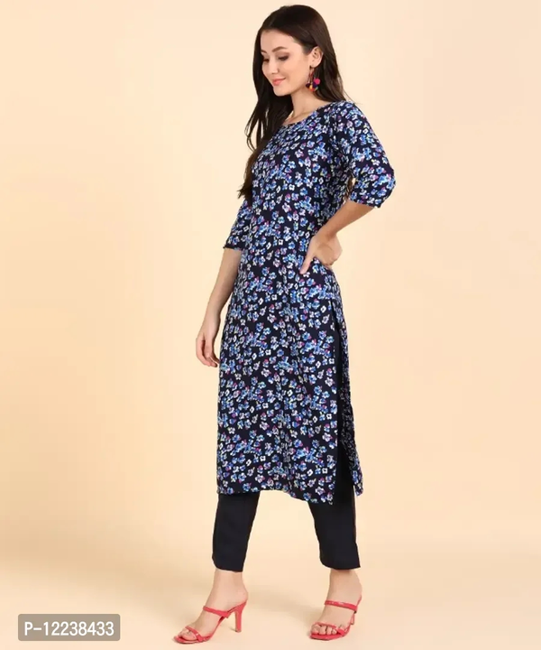 Stylish Crepe Printed Kurti for women uploaded by Trendy Fashion Store on 5/30/2023