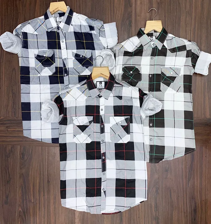 Check shirt  uploaded by T Brother Garment on 5/30/2023