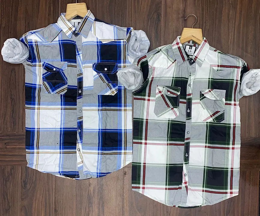 Check shirt  uploaded by T Brother Garment on 5/30/2023