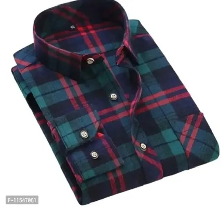 Classic Cotton Blend Checked Casual Shirts  uploaded by Udaan on 5/30/2023