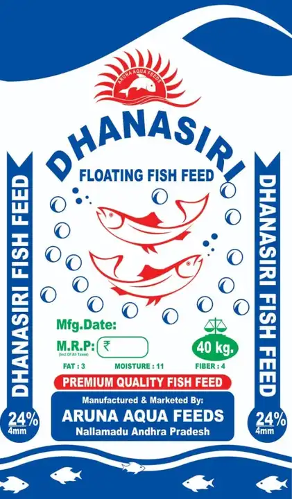 Dhanasiri Floating fish feed 24% uploaded by Aruna Aqua Feeds and Needs on 5/30/2023