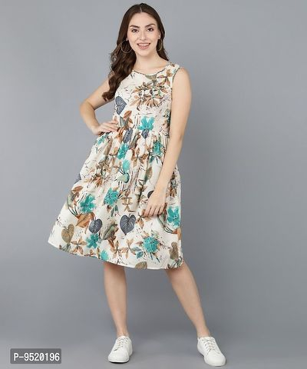 Classic Crepe Printed Dresses  uploaded by Udaan on 5/30/2023