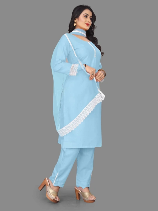 3 pics Dress material  uploaded by Shivam enterprises on 5/30/2023