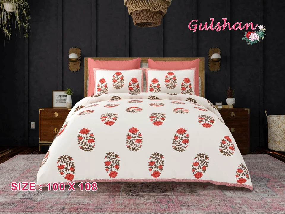 Premium range king size bedsheets 100*108 inches  uploaded by COPPVILLA - The art and craft store on 5/30/2023