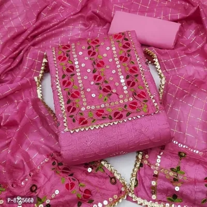Suit febric with dupatta  uploaded by Stitching on 5/30/2023