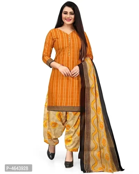 Beautiful Cotton Printed Dress Material With Dupatta  uploaded by Udaan on 5/30/2023