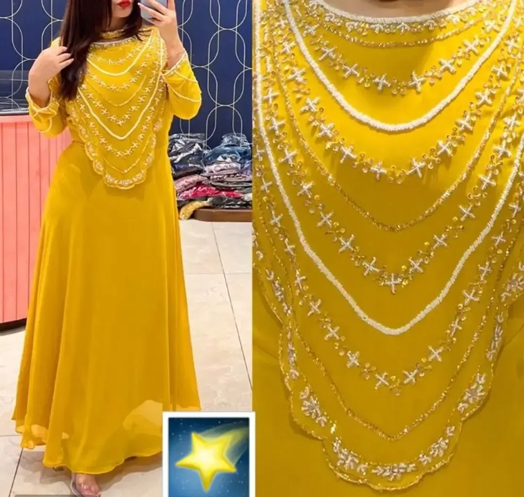 Attractive Gowns for Women With Dupatta Lace Work uploaded by Girls collection  on 5/30/2023