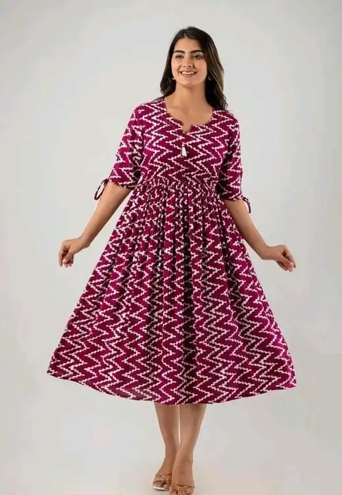 🍁🍁🍁 *New Arrival*🍁🍁
Cotton 60-60 super midi dresses...

We are presenting a brand New collectio uploaded by Saiba hand block on 5/30/2023