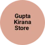 Business logo of Gupta kirana store