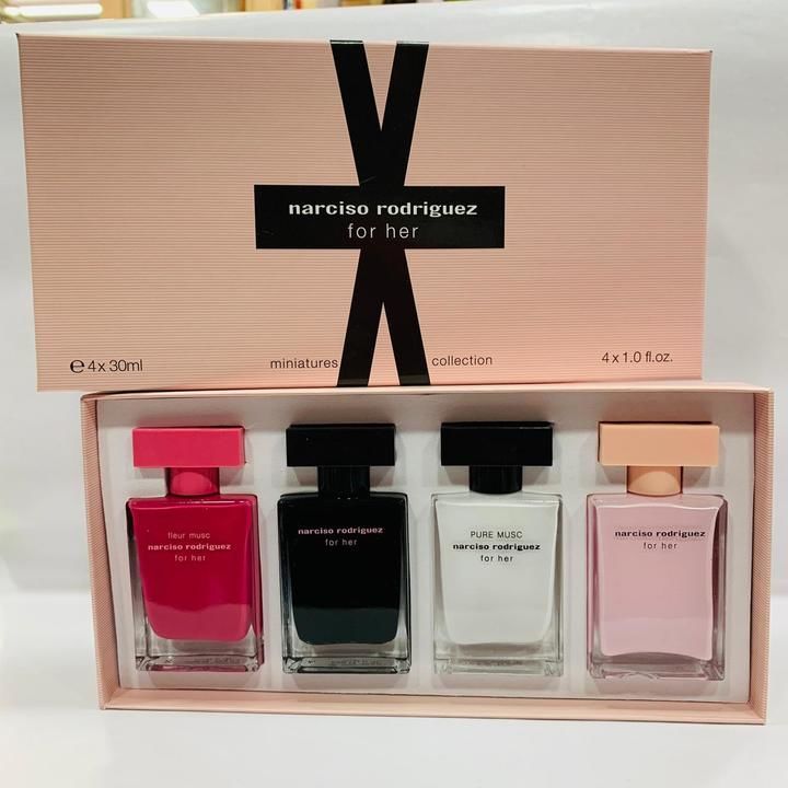  💓💓💓💓💓
*_The Most Demanded Narciso Rodriguez GIFT PACK IN STORE_*4 PIECE PACK* uploaded by Rakesh Textiles on 3/12/2021