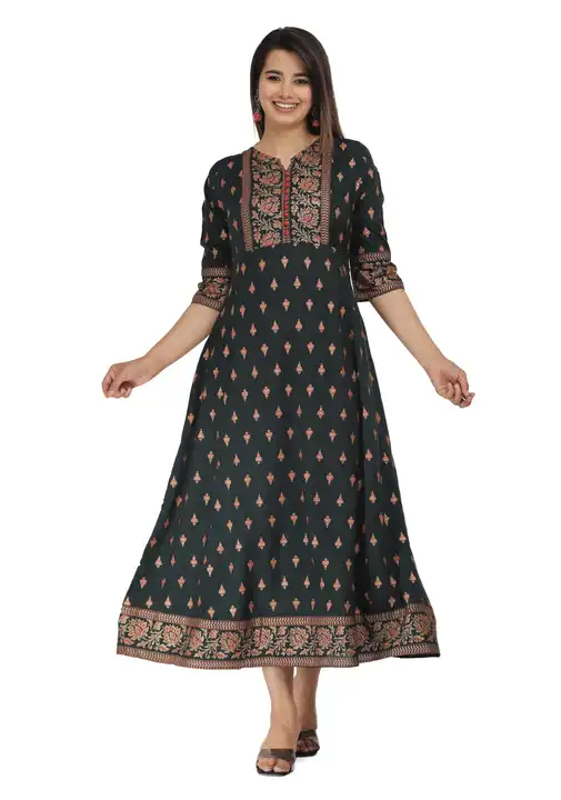2044 Printed Anarkali  uploaded by business on 5/30/2023