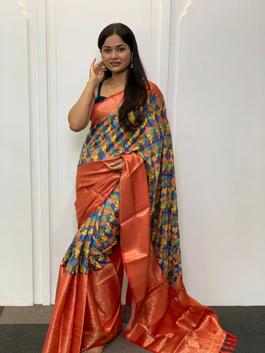 Mohini Soft Banarasi Silk Kalamkari  Print Designe Party Wear Saree


We take pride and excited to i uploaded by Divya Fashion on 5/30/2023