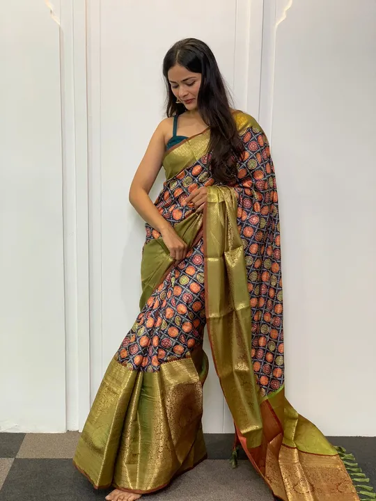 Mohini Soft Banarasi Silk Kalamkari  Print Designe Party Wear Saree


We take pride and excited to i uploaded by Divya Fashion on 5/30/2023