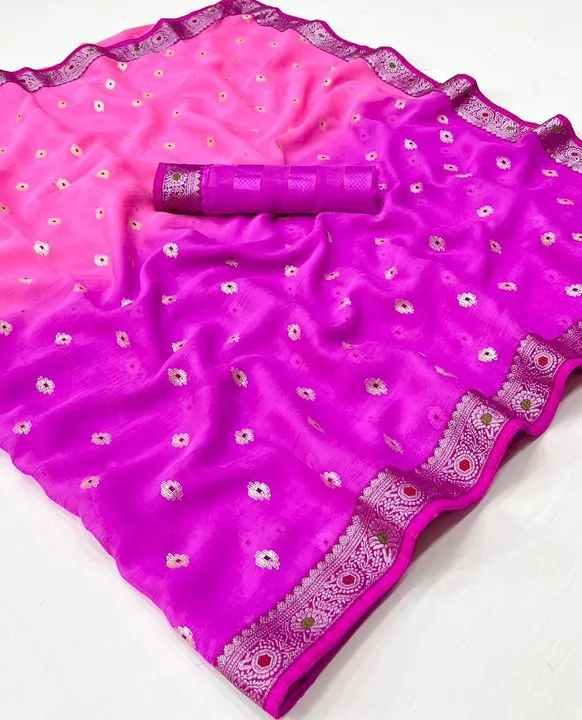 *NEW ARRIVAL❤️❤️*
Pratistha 
*PAITHANI BRAHMASTRA*

 *Fabric * -  *Two Tone Peding Heavy Chiffon Fab uploaded by Divya Fashion on 5/30/2023