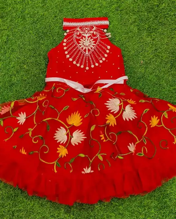 Girl's frock 20 to 36 size  uploaded by Diya Textile on 5/30/2023