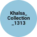 Business logo of Khalsa_ collection_1313