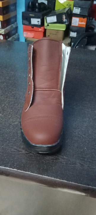 Brown pure leather boots  uploaded by P.d footwear on 5/31/2023