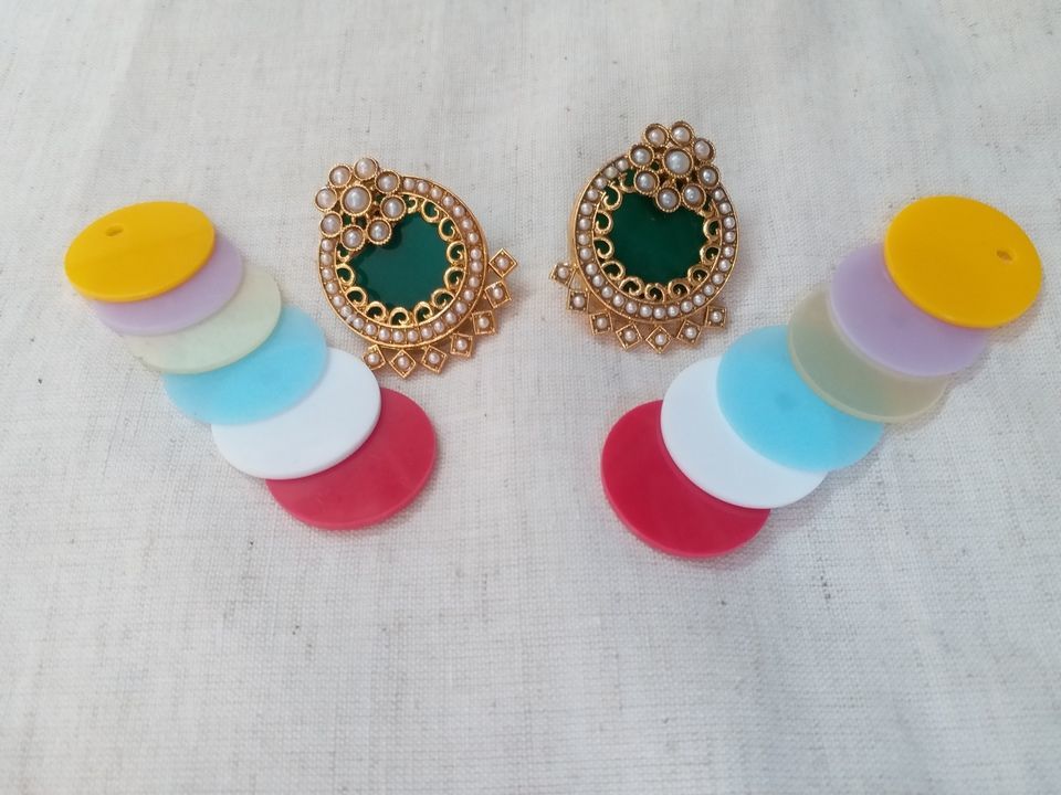 Beautiful back color changeable earring uploaded by Sarveshar on 3/12/2021