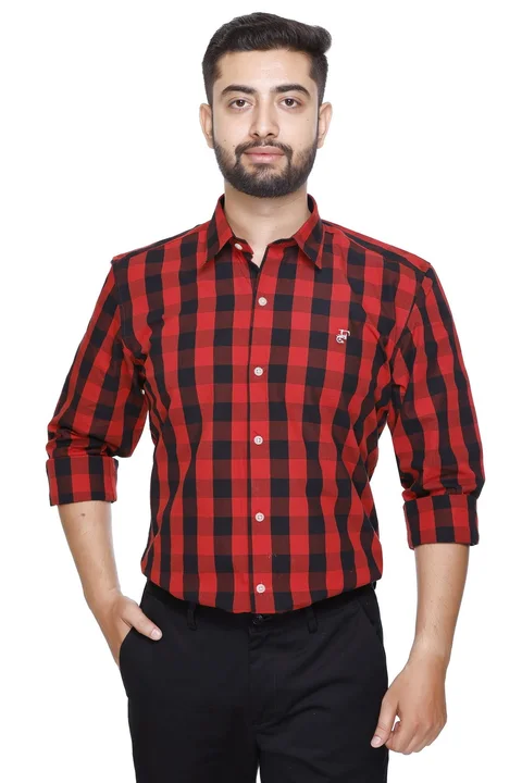 Foreign Falcon men check shirt uploaded by Diksha Traders on 5/30/2024