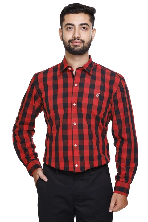 Foreign Falcon men check shirt uploaded by Diksha Traders on 5/31/2023