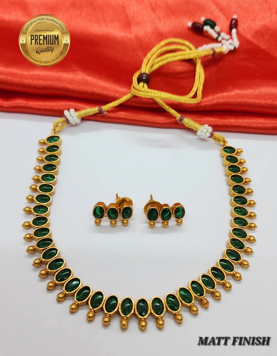 MATT NECKLACE  uploaded by SRI RAGHU GOLD COVERING WORKS on 5/31/2023