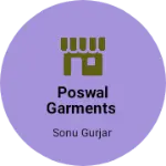 Business logo of Poswal garments