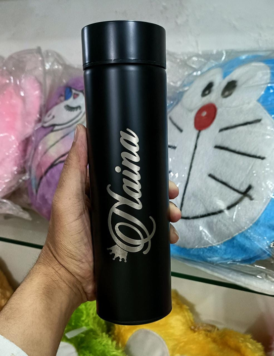 😍😍😍😍😍Black Temperature Bottle...
500 Ml
Keep Your Drinks Cold..
With Name and logo uploaded by Home decor on 5/31/2023