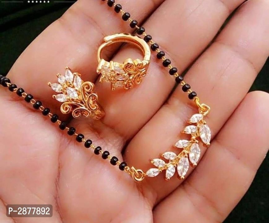 TRENDY DESIGNER AD ALLOY MANGALSUTRA SETS uploaded by SN creations on 3/12/2021