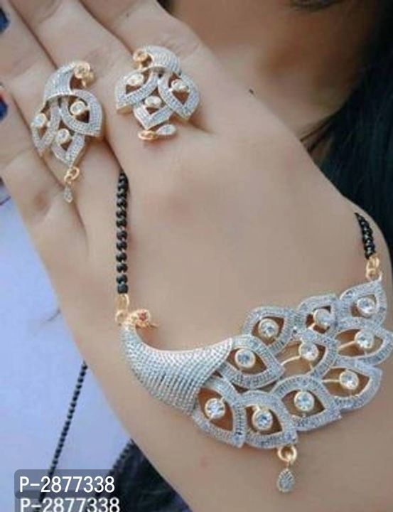 TRENDY DESIGNER AD ALLOY MANGALSUTRA SETS uploaded by SN creations on 3/12/2021