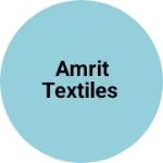 Business logo of Amrit textiles
