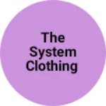 Business logo of The System Clothing