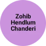 Business logo of Zohib hendlum Chanderi sari