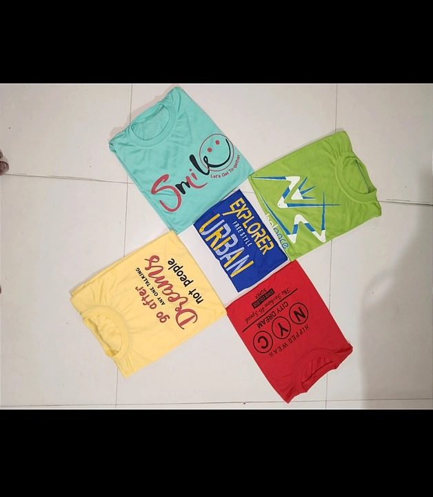 Kid's Tshirt (size- s, m, l, xl) uploaded by Diya Textile on 5/31/2023