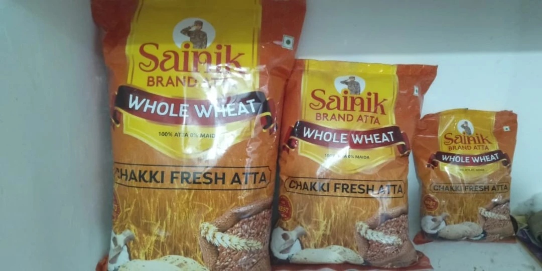 Sainik brand atta  uploaded by business on 5/31/2023