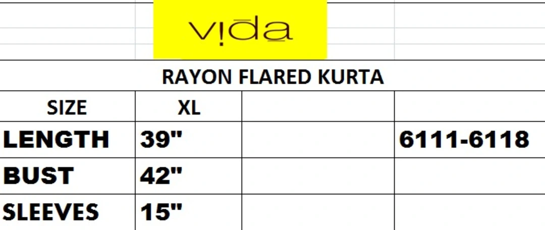 Vida Rayon capsule printed kurta (6111) uploaded by Latitude Retail Private Limited on 5/31/2023