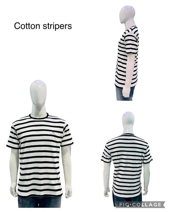 Stripe tshirts  uploaded by James hamliton clothing co on 5/31/2023