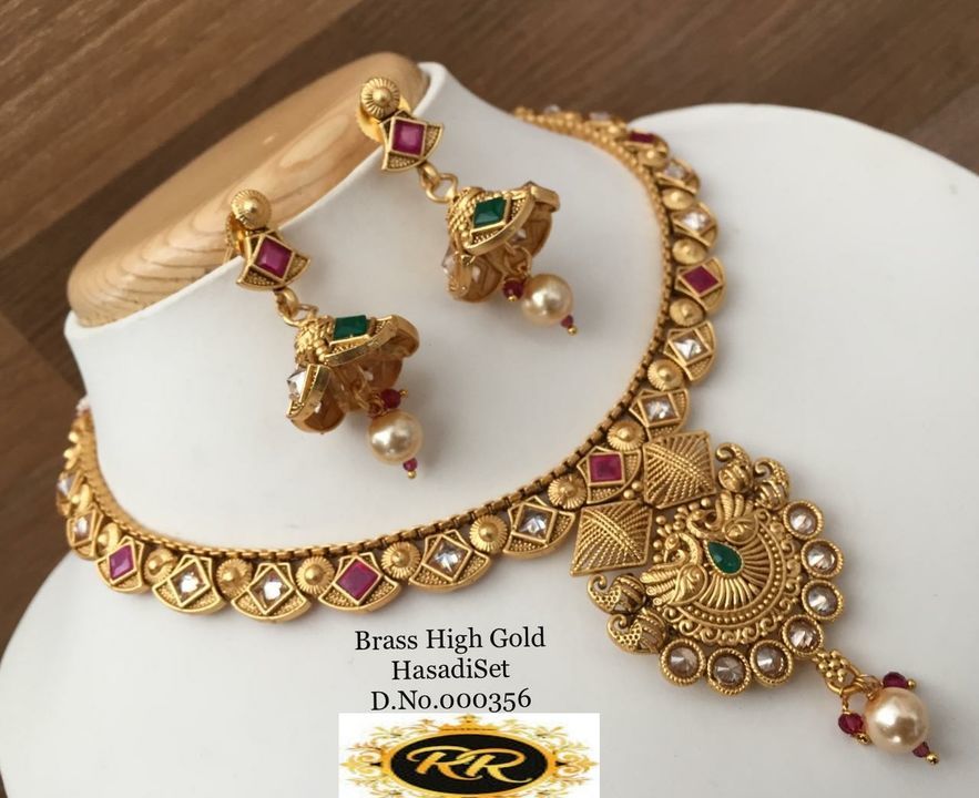 High Quality Gold Plated Jewellery  uploaded by RADHA RANI COLLECTION on 3/12/2021
