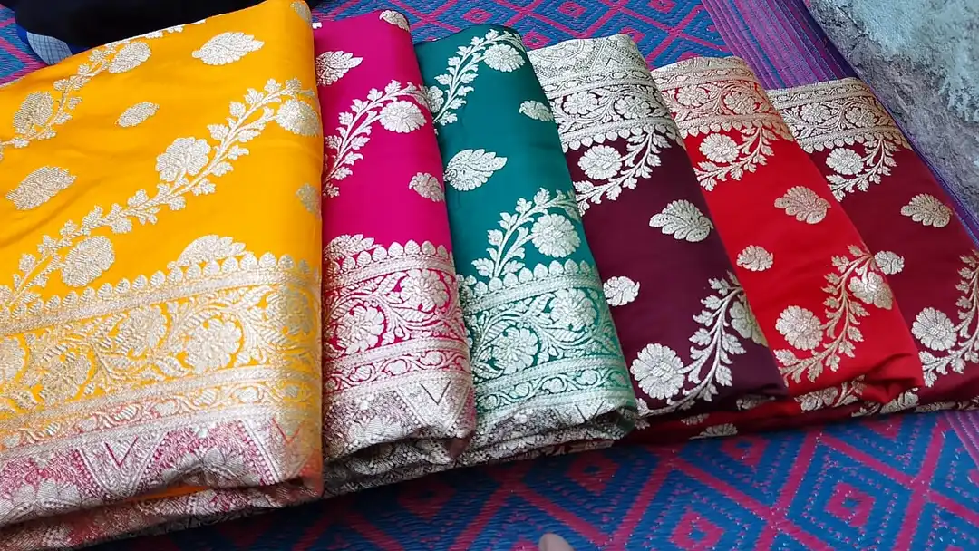 Banarasi katan silk saree  uploaded by Suraj textile on 5/31/2023