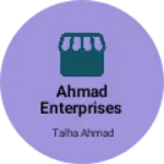 Business logo of Ahmad enterprises