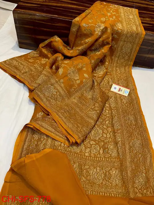 Banarasi silk saree  uploaded by Fiza saree center on 5/31/2023