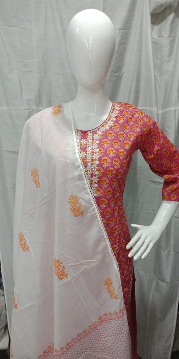 Jaipruri Cotton 3pcs set  uploaded by Sankalp Art on 5/31/2023